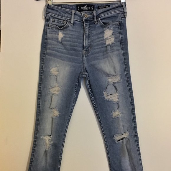 HOLLISTER High Rise Super Skinny Ripped Jeans | 1R - Picture 3 of 15
